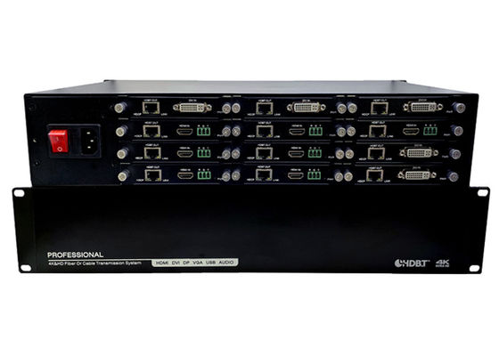 Digital Link 4k Pro Hdbaset Extender Kit Splitter Lebih dari Cat5e / Cat6 Mendukung