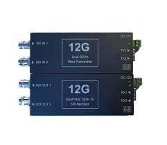 12G SDI 4K Fiber Extender - High-Speed Uncompressed Video untuk Broadcast & AV