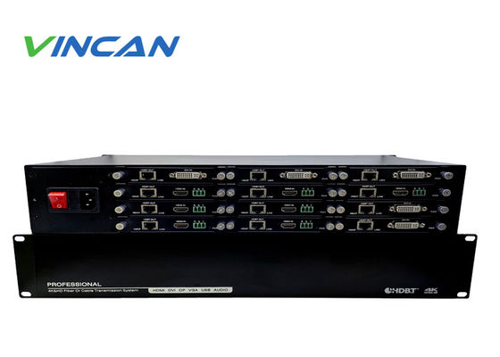 Professional rack-mount HDBaseT extender 4K @ 60Hz transmisi lossless, hingga 100m