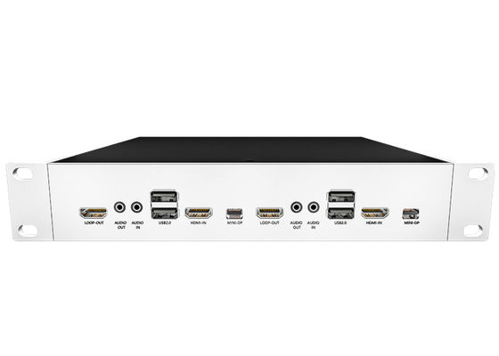 Node TX/RX KVM Matriks Serat Modular dengan Output 4K60 4:4:4, SFP, dan Kompatibel Kartu Video Wall Sakelar KVM Serat