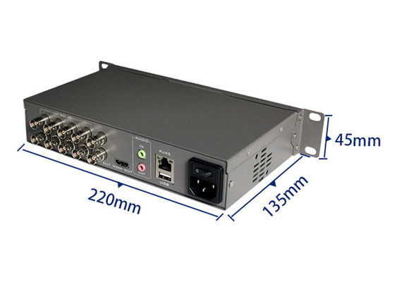 HD-SDI Output Signal HDMI Multiviewer Kelembaban Kerja 20%-70%RH 1 Set XLR Audio Input Perfect