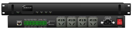 Kontroler Automasi AV yang dapat diprogram dengan manajemen jarak jauh berbasis web dan kontrol panel sentuh