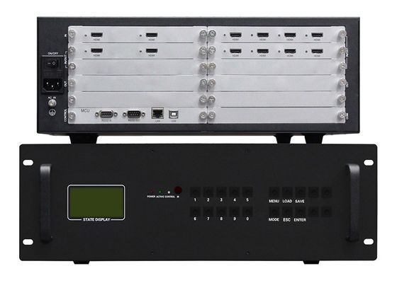 3840x2160 60Hz Pengontrol Dinding Video Modular Output Audio Analog 4K