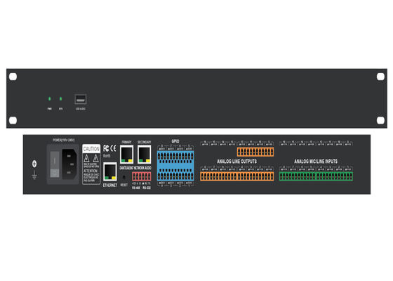 DAS DSP Audio Loudspeaker Audio Processor Dengan Kontrol Volume Dante