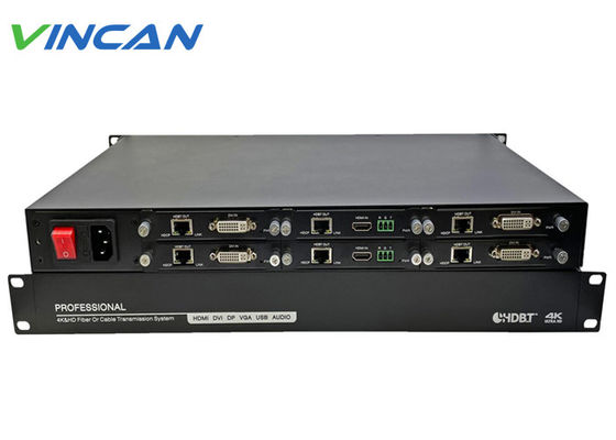 4K HDMI HDBaseT Pemancar Video Extender Dengan 6 Port 70M