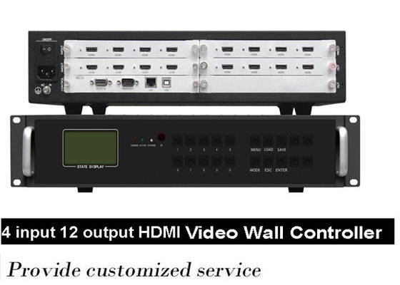 2x2 1x2 3x3 Multi Format LCD Video Wall Controller Sistem Wanita BNC