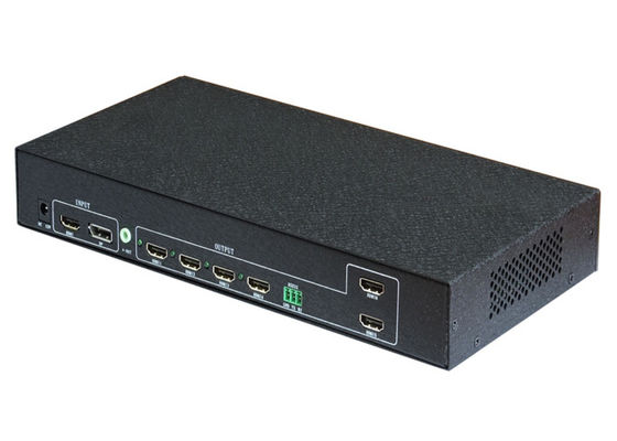 Input HDMI 2.0 Dan Empat Output 1080p Pengontrol Dinding Video 2x2 4K 60Hz