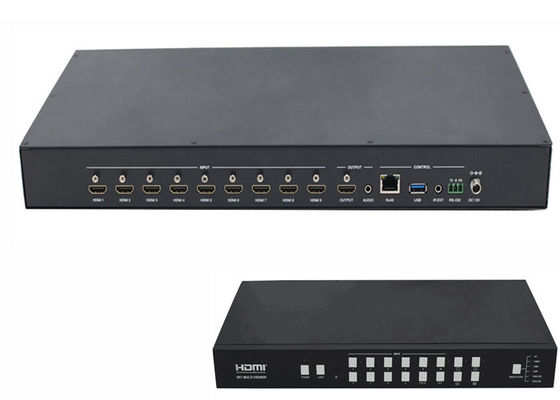 RoHs HDMI 1.4b HDCP 1.4 HDMI Multiviewer Dengan Pengalih Mulus