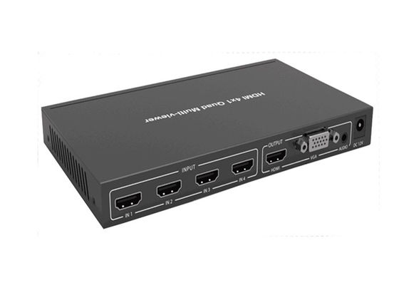 4 Input HDMI 4K Quad Multiviewer Dengan Output 1XHDMI Dan Output 1XVGA