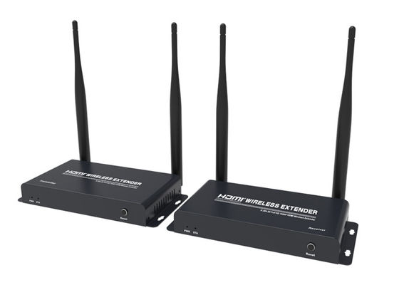 3D 1080P H.264 HDMI Melalui Extender Nirkabel 200M Mendukung Kontrol IR Satu Arah