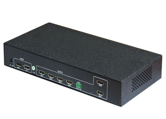 Input HDMI 2.0 Ke Pengontrol Dinding Video Output 4X1080p 1ch 4K 60Hz