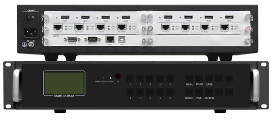 Ac100-240v Power Supply Multi TV Display Controller HDMI / VGA / Av / Ypbpr / USB Input