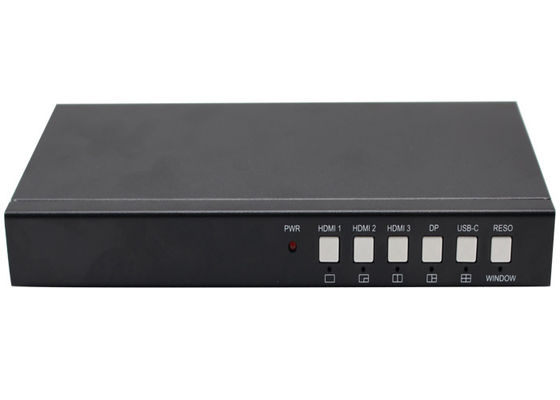 Perganti Video UHD tanpa batas dengan Multiview 5x Input dan 2x Output
