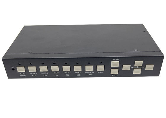 5x Input Dan 2x Output Seamless UHD Video Switcher Dengan Multiview Dan KVM Control