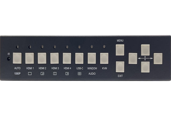 5x Input Dan 2x Output Seamless UHD Video Switcher Dengan Multiview Dan KVM Control