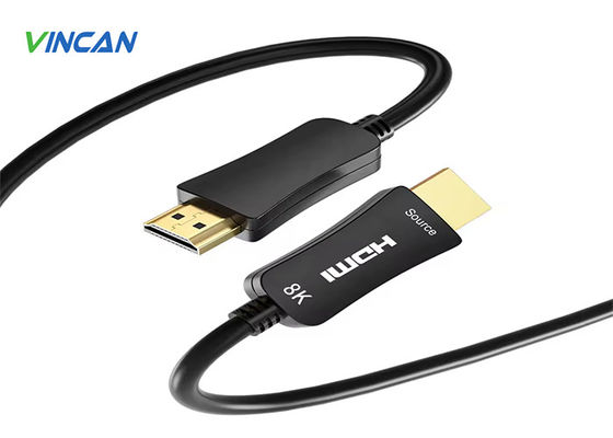 Kabel Fiber Optic HDMI Jarak Panjang Transmisi Video 4K / 8K