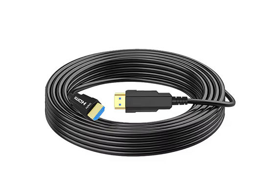Kabel Fiber Optic HDMI Jarak Panjang Transmisi Video 4K / 8K