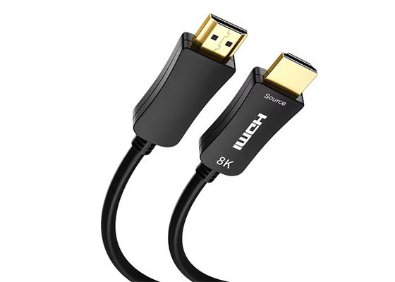 Kabel Serat Optik HDMI Ultra-High-Speed 4K / 8K Video, Dukungan 3D, HDR
