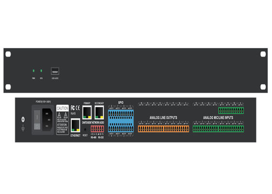 Ethernet Dante Audio Controller 8 X XLR/TRS Combo Jacks Dan ADI SHARC 21489 Prosesor