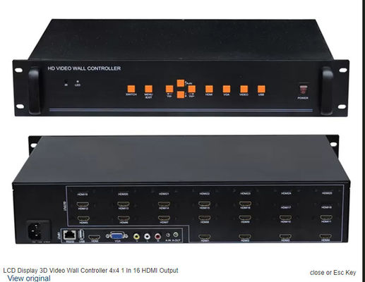 LCD Video Wall Controller Kontrol yang ampuh untuk pengaturan multi-Layar
