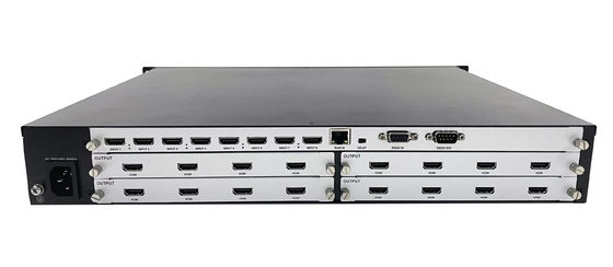 Pengontrol Dinding Video Modular dan Prosesor Dinding Video dengan 3840x2160 60Hz, Mode Kontrol IP, dan Catu Daya Ganda