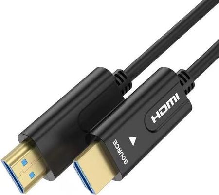 Resolusi 4K HDMI Kabel Serat Optik Kompatibel dengan HDMI 2.0 Zero Signal Loss