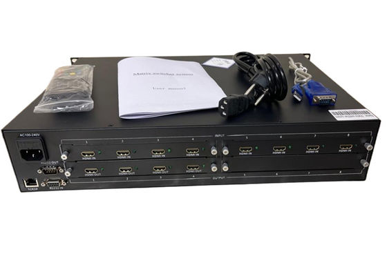 8 In 4 Out HDMI Matrix Switcher Efisien Mengelola Beberapa Perangkat