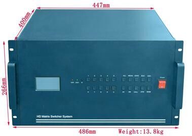 Mudah diakses Video Matrix Switcher Dengan 225MHz Bandwidth Dan Ethernet Control