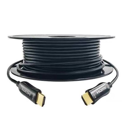 4K HDMI2.0 Kabel Serat Optik 48 Gbps Kabel Serat Optik HDMI Kecepatan Tinggi