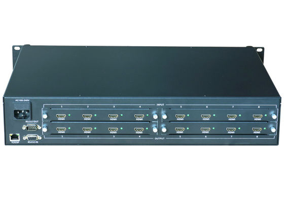 8x8 4x4 HDMI Matrix Switcher HDCP Kompatibel Ethernet Control Options