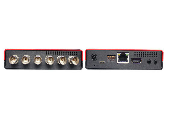 3G/HD/SD-SDI Quad Multiviewer dan Switcher dengan Audio Meter Display