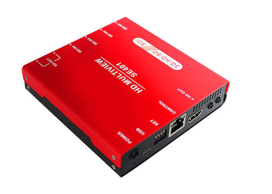 3G/HD/SD-SDI Quad Multiviewer dan Switcher dengan Audio Meter Display