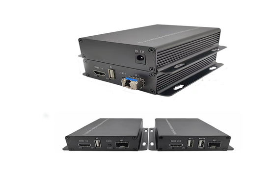 HD HDMI Extender over Fiber 1080P @ 60Hz Transmission Dengan Lebar Digit 10Bit