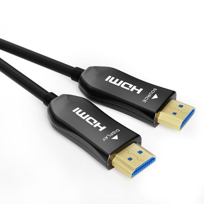 Ultra HD 4K HDMI Kabel Serat Optik ¥ 100m Panjang, Stabil & bebas gangguan