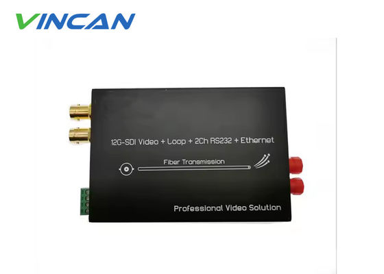 Professional 12G SDI Extender dengan Real-Time 4K, Audio & Data melalui Fiber