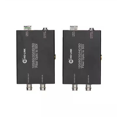 12G SDI Optical Extender untuk sinyal jarak jauh 4K lossless