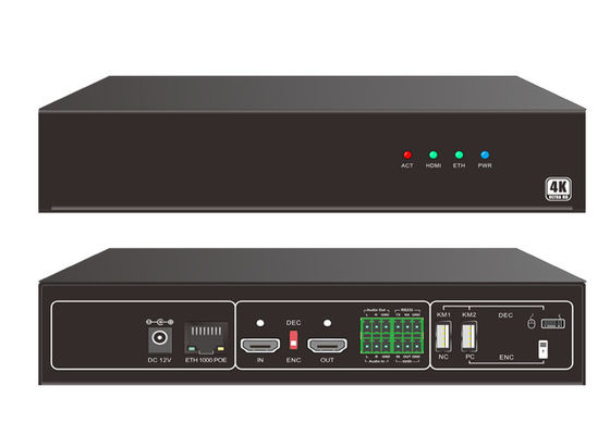 KVM-IP-1200 Dual Head Extender Dual Dual Layar Dukungan Ekstensi, Cocok untuk Transaksi Keuangan dan Kontrol Perangkat Medis