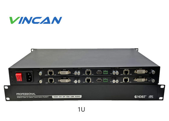4K Ultra HD HDMI HDBaseT Extender Video Transmitter Receiver dengan 6 port