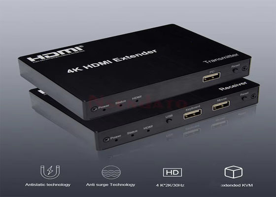 150M 4K 30Hz HDMI KVM USB Port HDBaseT Extender melalui Cat 5e/Cat6