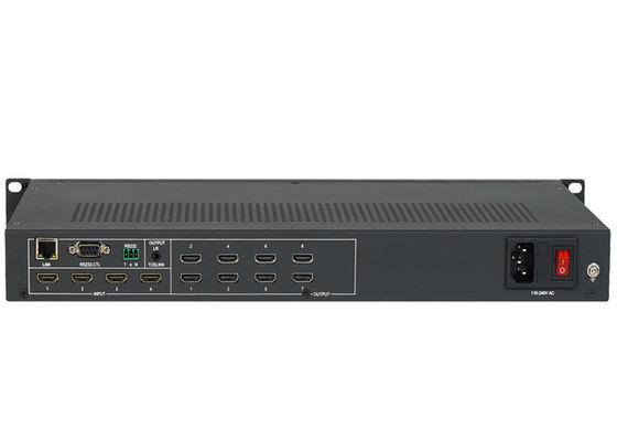 4 Input 8 Output HDMI LCD Video Wall 4K 60Hz Display Wall Controller