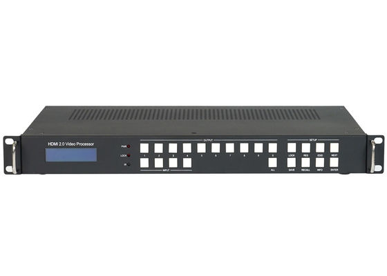 Prosesor video wall 3x3 HDMI dengan 4 Input 9 Output