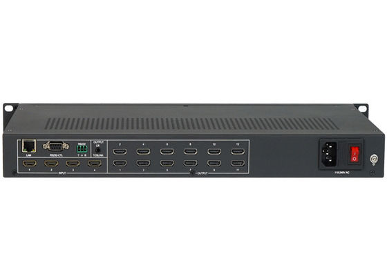 3x4 2x4 3x3 Hdmi 4k Quad Video Wall Processor Dengan 4 Input 12 Output