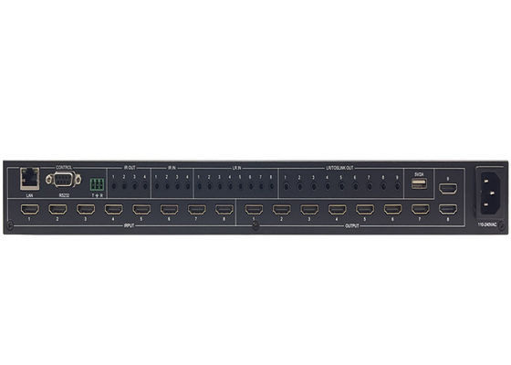 6x6 8k 8 x 8 HDMI Matrix Switcher HDMI Matrix 18GBPS Konektivitas tanpa batas