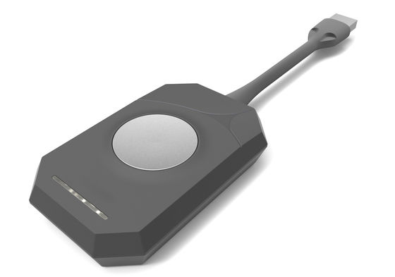 Dongle Adaptor Tampilan HDMI Nirkabel Input 4K Output 1080P dengan Output HDMI VGA Ganda untuk Streaming PC Laptop