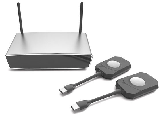 4K Wireless HDMI Display Adapter Dongle dengan AES CCMP Encryption dan 12V DC Power Supply