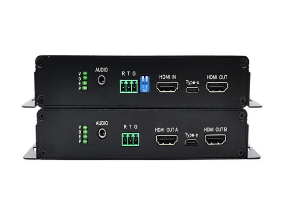 4K 60Hz HDMI Optical Extender dengan Audio Embedding HDMI 4K Extender Over Fiber