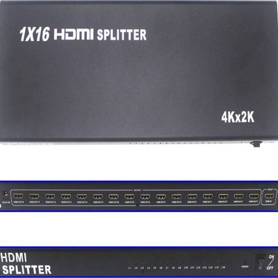 HDMI Video Splitter 1 In 16 Out ∙ AV Video Distributor untuk 4K Display