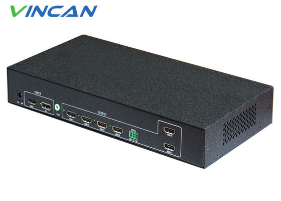 6 Channel Video Wall Controller 2x3 3x2 dengan RS232 Control untuk 6 TV Splicing