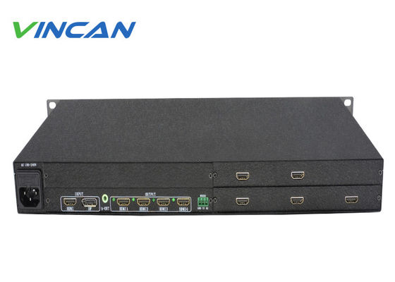 Pengontrol Dinding Video HDMI 4K 1 In 9 Out untuk Penataan Tampilan LCD 3x3