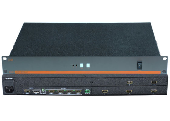 4K 1 dalam 9 Out Video Wall Controller HDMI Splitter untuk 3x3 LCD Display Setup